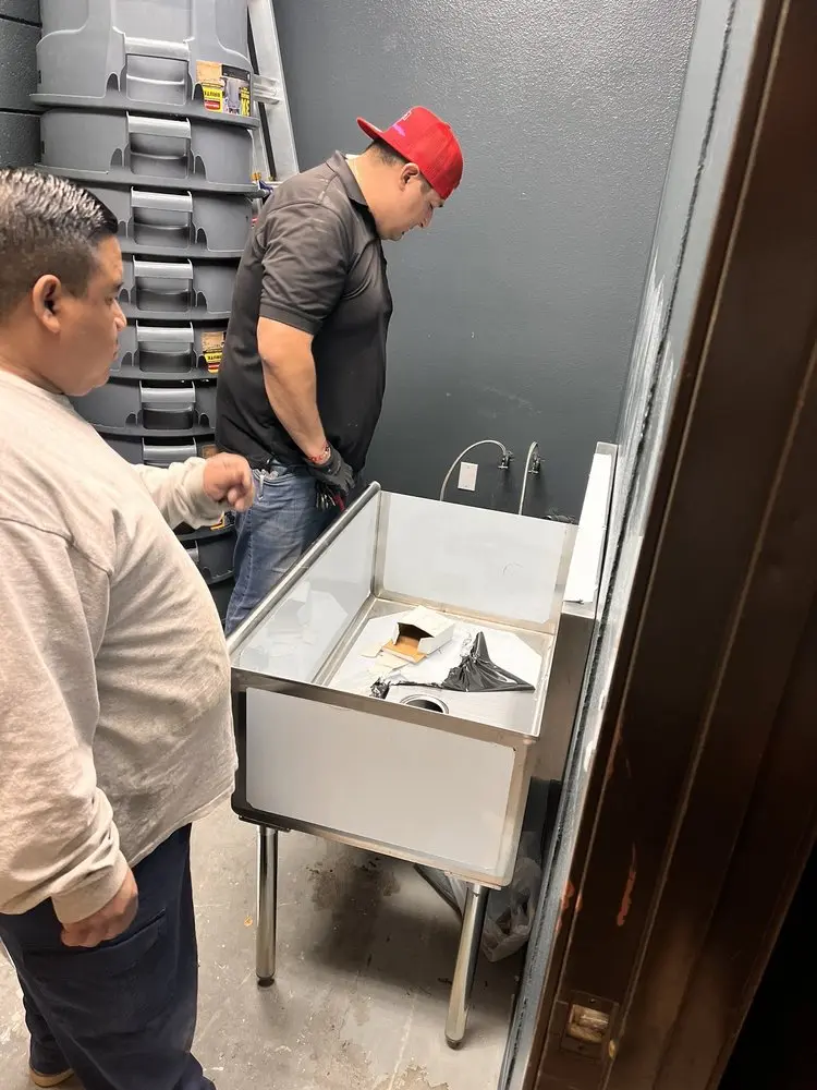 Commercial plumbing and sink installation in La Costa Ridge